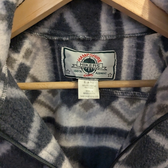 Patterned half zip fleece - Picture 3 of 4